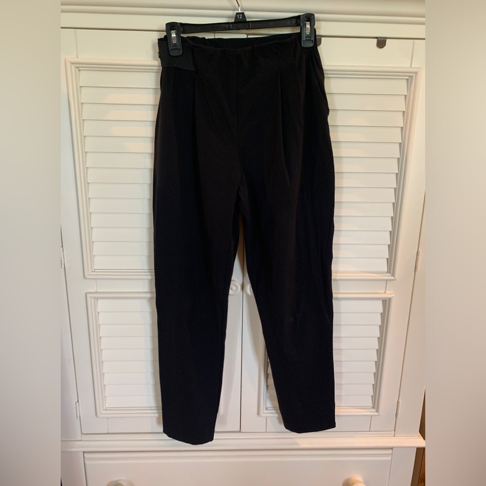 Aday turn it up pants. Black